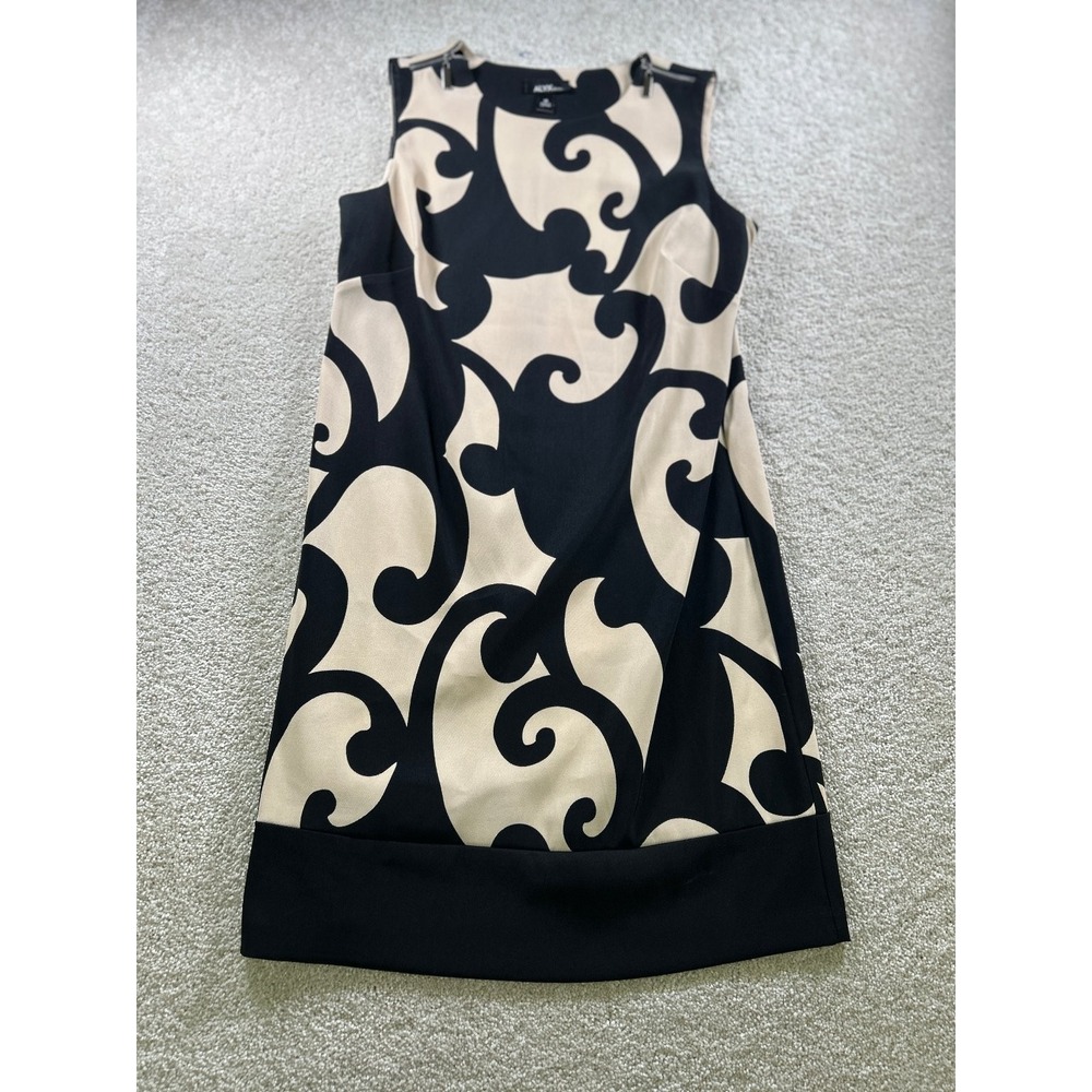 ALYX Dress Women's Size 10 Black Beige Sleeveless Polyester Spandex